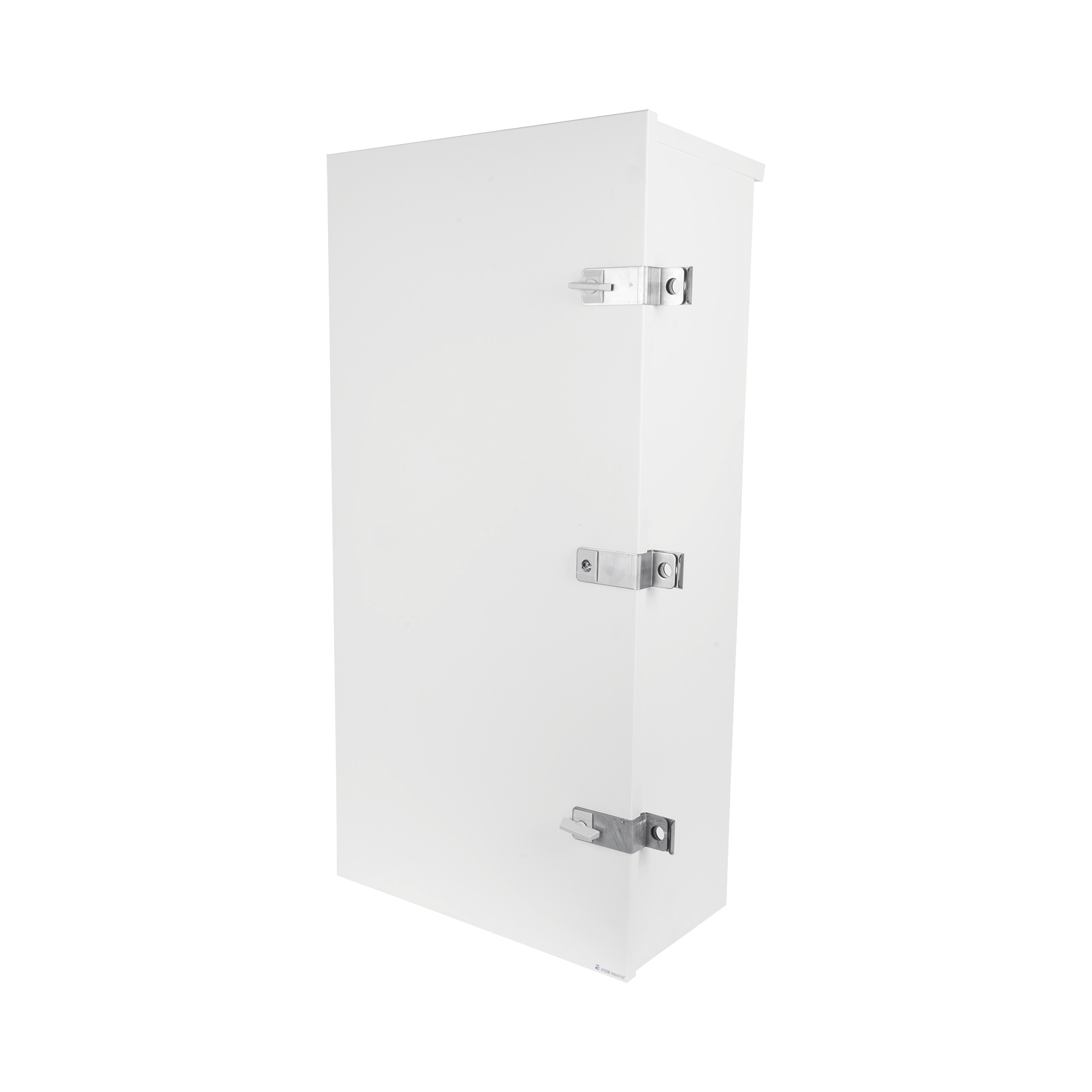 EI-PCB-04-11-03-W3S|Gabinete para instalaci??n de 3 Bater?¡as PL110D12, Fabricado en L?ímina Galvanizada, Accesorios para piso o poste (No incluidos)